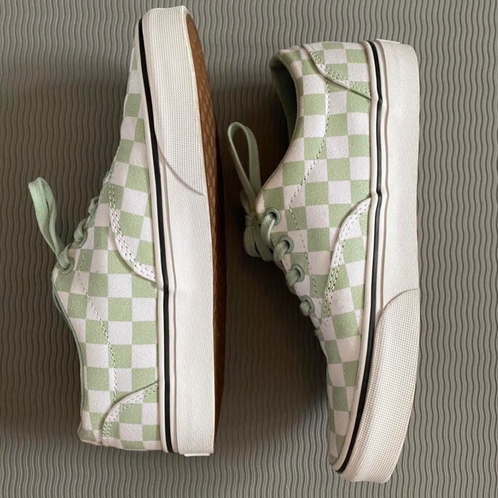 glitter mint vans
